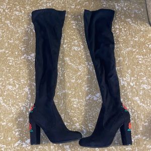 Over the knee/thigh high boots!